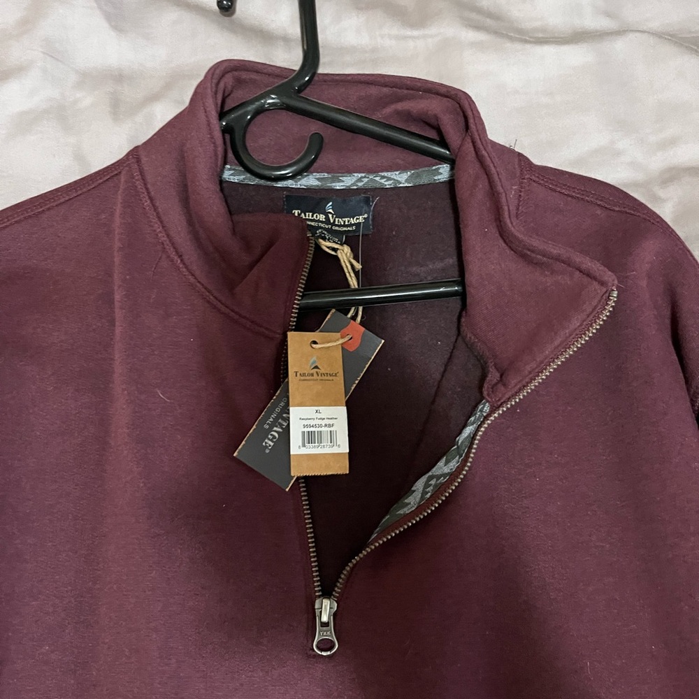 1/4 zip sweatshirt